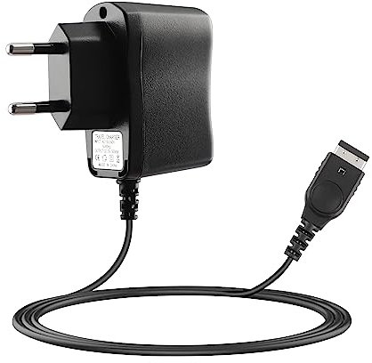 Xahpower Ladekabel für Nintendo DS, Netzteil Ladegerät für Nintendo DS (Nicht für DS lite) und Game Boy Advance SP, Wand Reiseladegerät Stromkabel Ladekabel