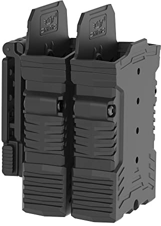 Double ar15 Gürtelclip Mag Pouch M4 M16 Doppel Magazinhalter Polymer Dual Stapel 5,56 mm Gewehr Magazinträger Außen Bund Gürtel Tragen