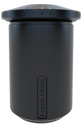 Dr. Scent Fresh Driver Car Diffuser - Breathe New Life Into Your Cars & Surroundings | The Perfect Diffuser Companion Which Elevate Your Senses & Your Space (Black)
