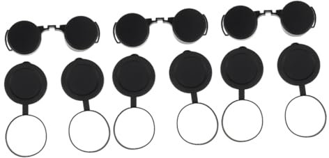 Gatuida 9pcs Binoculars Lens Cap Objective Lens Cover Dustproof for Monocular and Telescope