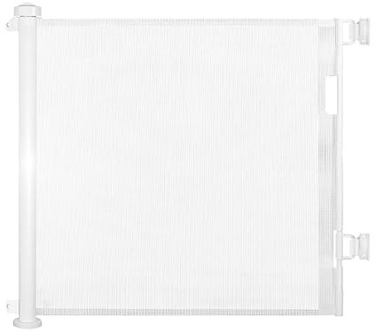 SenhE Einziehbares Babygitter, Kindersicherheits-Babygitter, Mesh-Babygitter oder Mesh-Hundegitter, Einziehbare Haustiergitter für Treppen, Türen, Flure, Drinnen und Draußen