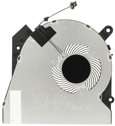 Cuifati Ventilateur de Refroidissement de Processeur pour Ordinateur Portable ProBook 450 G6 L47695-001 DC 5 V 0,5 A, 4 Broches en Alliage D'aluminium ABS Refroidisseur de