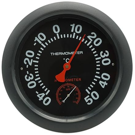 Kngiybo Thermometer And Nautical Clock，thermometer Wall Mounted Weather Station Set Barometer Clock Thermometer Hygrometer Kit，For Fishing Enthusiasts, Home Living, Outdoor Work(Color:A)
