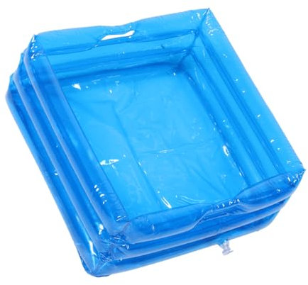 SKISUNO Inflatable Footbath Portable Basin for Pool Spa Collapsible Design Handles for Outdoor Beach Use