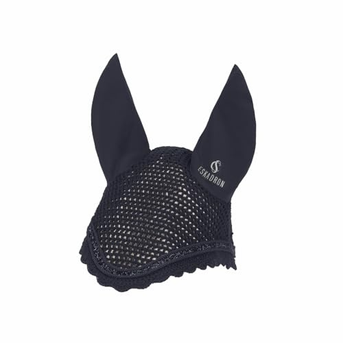 Eskadron Fliegenohren Fliegenhaube Jewel Classic Sports, Größe:Warmblut, Farbe:Navy