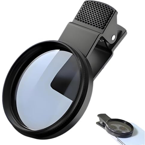 Filter, 52mm Polarizing Filter, Easy to Install Smartphones Portable Polarizer Camera Lens Improve Reflection Enhance Color Minimize Glare Suitable for Photography Enthusiasts