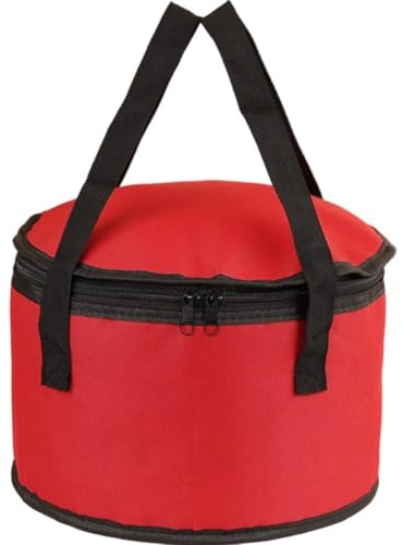 HiyyFloy Round Insulated Thermal Pie Carrier, Reusable Insulated Cake Carriers Casserole Carrier Cooler Bags for Potluck, Picnics, Collapsible Lunch Bag for Delivery