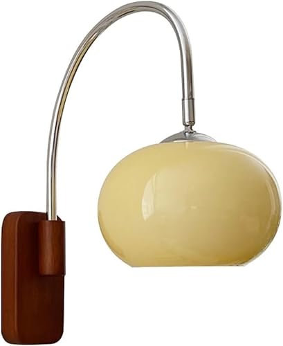 Lampada da Parete Lampade da Parete Applique Cupola in Vetro montata Apparecchio di Illuminazione cablato Luce Moderna per Interni con Luce Trasparente