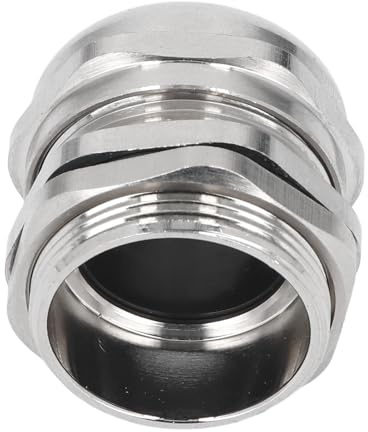 Aumotop Adjustable Stainless Steel Water Proof Cable Gland IP68 Rated for Easy Installation Suitable for Household Appliances and Outdoor Wire Cable Engineering 304 Stainless Steel M32 Seal Sleeve