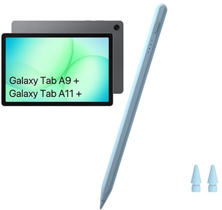 Tab A11+ Stylet pour Samsung Galaxy Tab A11/A9/A9+Plus Tablette Android Charge rapide, stylet S précis pour écrans tactiles (Bleu)