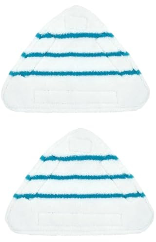 Cubiertas De Fregona De Vapor De Fibra Ultrafina, Paño Triangular Universal For Limpiador En Aerosol, Almohadilla Ultrafina(2pcs)