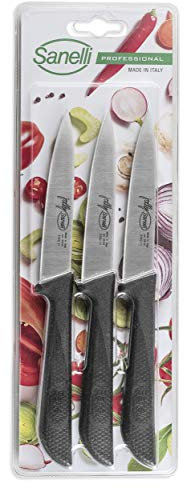 Sanelli Set 3 Coltelli Spelucchino multiuso cm.11