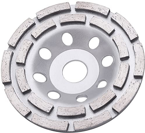 Tendak Premium Diamant-Schleiftopf Standard 125 mm x 22,2 mm für Beton, Gips, Granit, Harz, Fliesenkleber, Naturstein usw (1 Pcs)