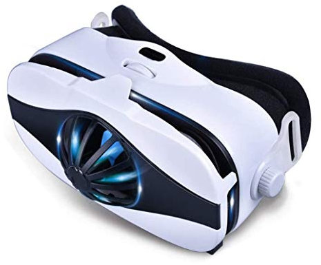 SMSOM Auriculares de Realidad Virtual, 3D VR Gafas para Juegos y películas móviles, Compatible con 4.0-6.33 Pulgadas iOS/Teléfono Android, Regalo para niños y Adultos.