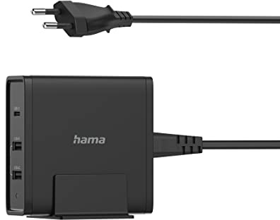 Hama 00200017 USB-Ladegerät/Station mit 65W Innenbereich Ausgangsstrom (max.) 3000mA Anzahl Ausgänge: 3 x USB-A, USB-C®