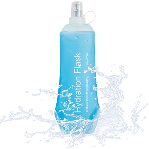 J.CARP 500 ml Weiche Flasche, Laufwasserflaschen, TPU, Faltbar, für Trinkrucksack, Radfahren, Wandern, Klettern, Outdoor, Motorrad