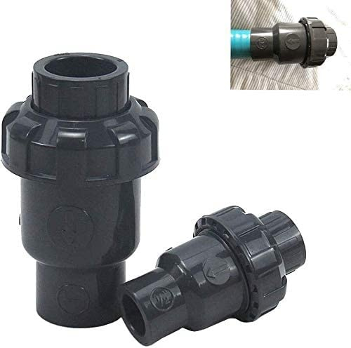 Raccords filetés 1 pcs 20 25 32 40 50 mm Clapet anti-retour, raccords de tuyauterie en PVC pièces du système de plomberie connecteur de tube d'eau tuyau d'eau convertisseur de robinet de