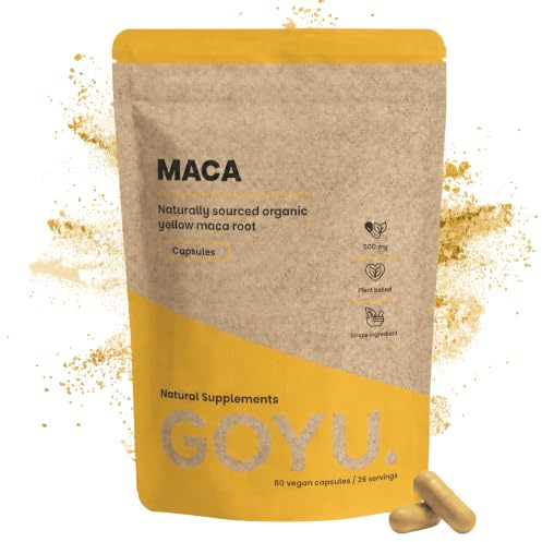 Cupplement | Maca Capsules 100 pièces | Biologique | 500 mg par capsule de la plus haute qualité