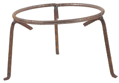 YARNOW Wiederverwendbarer Wok-ständer Aus Robustem Hitzebeständiger Verschleißfester Dreibein-herdständer Für Camping Grillen Und Outdoor-Kochen Stabiler Topfhalter Für Gasherde Und Feuer