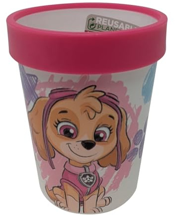rutschfeste Paw Patrol Becher für Kinder - Trinkbecher aus BPA-freiem Kunststoff - 260 ml Fassungsvermögen