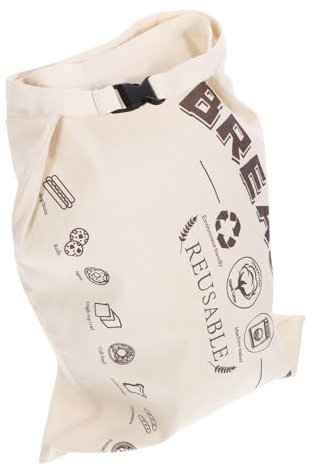 Alipis Bolsas Para Almacenar Pan De Molde Reutilizables Con Cierre Rápido Hechas De Algodón Blanco Para Panadería y Conservación De Alimentos Frescos