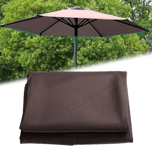 Ersatzschirm Baldachin Outdoor Regenschirm Ersatztuch Mit 6/8 Rippen 3m UV-Schutz Abdeckung Gartenschirm Stoff Ersetzen Ersatz Bezug Ampelschirm Ersatz Markise Für Balkon, Garten ( Color : 4 , Size :
