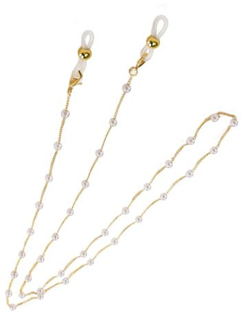 LIFKOME Brillen Kette Mit Perlen Intarsien Brillenseil Anti-slip Zum Hängen Brillenband Für Lesebrillen Und Sonnenbrillen Hängeband Brillenhalter Zubehör