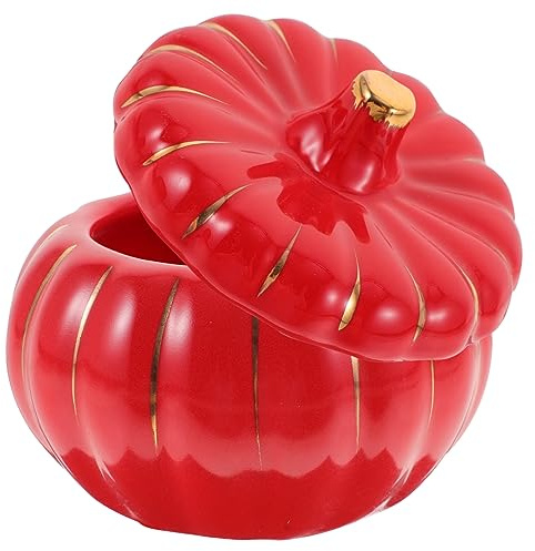 PRETYZOOM Taza de Calabaza Cerámica para Sopa Postre para Halloween Cocción al Vapor o Estofado Casa