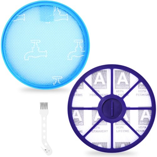 Zaxiva Juego de Filtros HEPA Para Dyson DC19 DC20 DC21 DC29, Filtros de Motor Superior, Pieza de Repuesto Para Aspiradora Delantera y Trasera, Compatible con Aspiradoras de Mano Domésticas