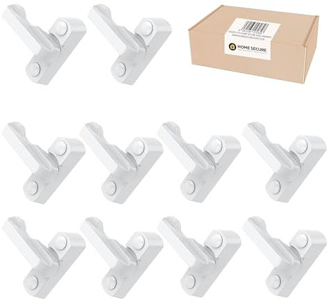 X10 Home Secure™ Sash Jammers - Extra Security Locks for uPVC Window & Doors - White