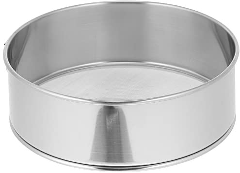Sosoport 1Pc Stainless Steel Powdered Sugar Sifter Rustproof Baking Tool for Cakes Cookies Desserts Easy to Clean for Home Bakery Use