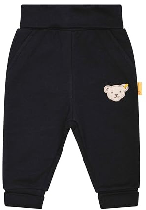 Steiff Unisex Baby Jogginghose Lässige Hose, Steiff Navy, 80 EU