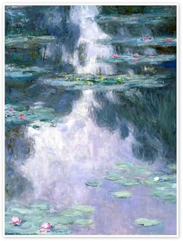 Posterlounge Seerosen, 1907 Poster | 50 x 70 cm von Claude Monet Wandbilder Wanddeko