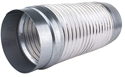Aluflexrohr Aluflexschlauch Verbinder Lüftungsschlauch Flexrohr Ø 125 mm 1,0 m