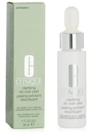 Clinique Clarifying Do-Over Peel | Sanftes Leave-on-Gesichtspeeling für zu Hause | Fördert die Hauterneuerung, 30 ml