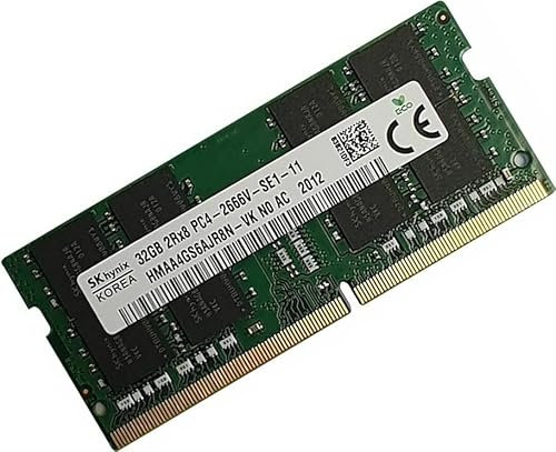 32 GB SK hynix DDR4 2666 MHz RAM SO DIMM DDR4 PC4-2666 V-S para portátil + iMac + Mac HMAA4GS6AJR8N-VK