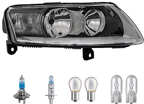 EISENFELS Set 106564922 erstellt mit Scheinwerfer rechts + COOL BLUE INTENSE H1 H7 Leuchtmittel kompatibel mit A6 Allroad 4FH C6 4F5 4F2