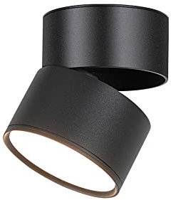 Faretti montati su superficie Plafoniera a singola sorgente luminosa a LED Faretti ad angolo regolabile nordico Luci del corridoio del soggiorno Tipo di soffitto Faretti montati su plafoniera Wall
