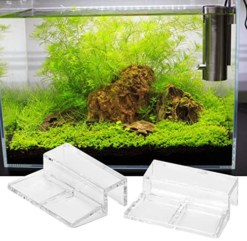 Akozon 20er Set Aquarium Glasabdeckung Halterung Clips für Aquarium Fisch Tank (5mm) - Transparent, Stabil, Dekorativ und Nützlich für Ihr Aquarium (5mm)