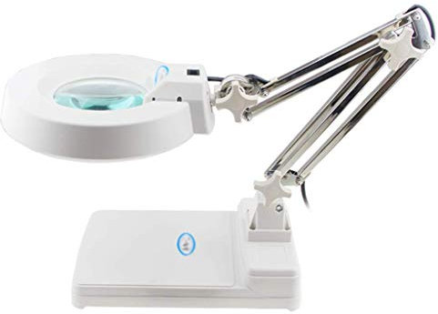 Loupe De Bureau - Lampe De Table LED Pliante Électronique HD 20 Fois Ancienne Lecture Réparation De Téléphone Portable Gravure Soudage Loupe À Repasser It's So Kind of You