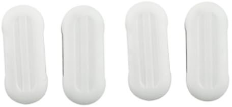 FURREN Kit Paracolpi per Sedili WC Universali per Bidet da 4 Pezzi, Fornito con Adesivo Forte, Attacco Tampone Adesivo per Sedili WC