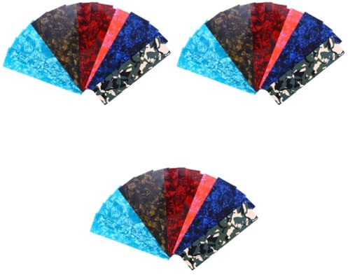 VICASKY 45stücke Gitarren-pick Zuschnitte Zufällige Farben Und Stile Verschiedene Dicken Für Musiker Aus Langlebigem Material Für Individuelle Picks Und Kreatives Spielen