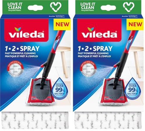 Vileda 1.2 Sprühmopp-Nachfüllung (Packung mit 2)