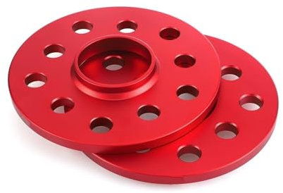 Auto Spurverbreiterung 5x100 10mm Spurverbreiterungen 5x112 10mm für Distanzscheiben Spurplatten 5x100 5x112 10mm 57,1mm Spurverbreiterung Adapter Verbreiterung