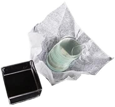 Mikroskopzubehör 100 Stück/Box Mikroskop-Deckgläser aus Glas von 3-50 mm, Runde Deckgläser, Glasplatten-Deckgläser universell