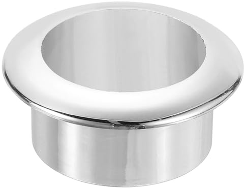 sourcing map 1 passacavi in nylon da 30 mm, copertura per fori cavi in plastica, organizer per cavi per scrivania, armadio del computer, argento