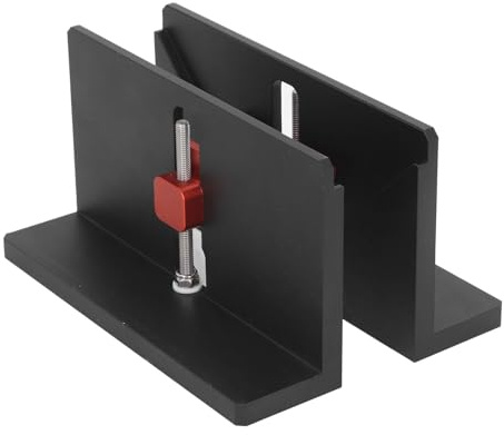 Right Angle Dovetail Jig, Adjustable Dovetail Jig Aluminum Alloy Spline Clamp Drawer Slotting for Picture Frame Corner, Bar Clamps