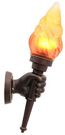 CHCWR Lampe à Montage Mural Moderne, luminosité Murale Torche V-Intage LED LED LED Retro E27 Sonne Murs ÉCLAINE DE RETUR