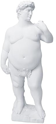 SOLUSTRE David Statue Aus Resin Kleine Kreative Kunstskulptur Für Tischdekoration Im Wohnbereich Einzigartige Harzfigur Für Geschenke Und Stilvolle Inneneinrichtung