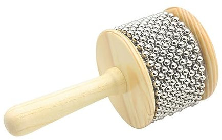 IMIKEYA Cabasa Bois De Shaker à Main pour Garçon Fille Instrument De Percussion Pédagogique